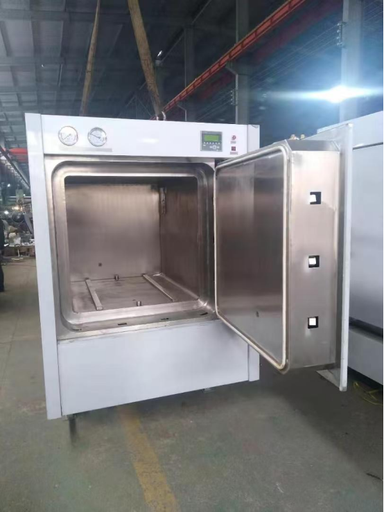 卧式矩形电加热压力灭菌锅YXQ.WF21(22)-0.5SZ（500L）（配套轨道推车，单/双门）
