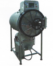 卧式圆形电加热压力灭菌锅（配套轨道推车，单/双开门）